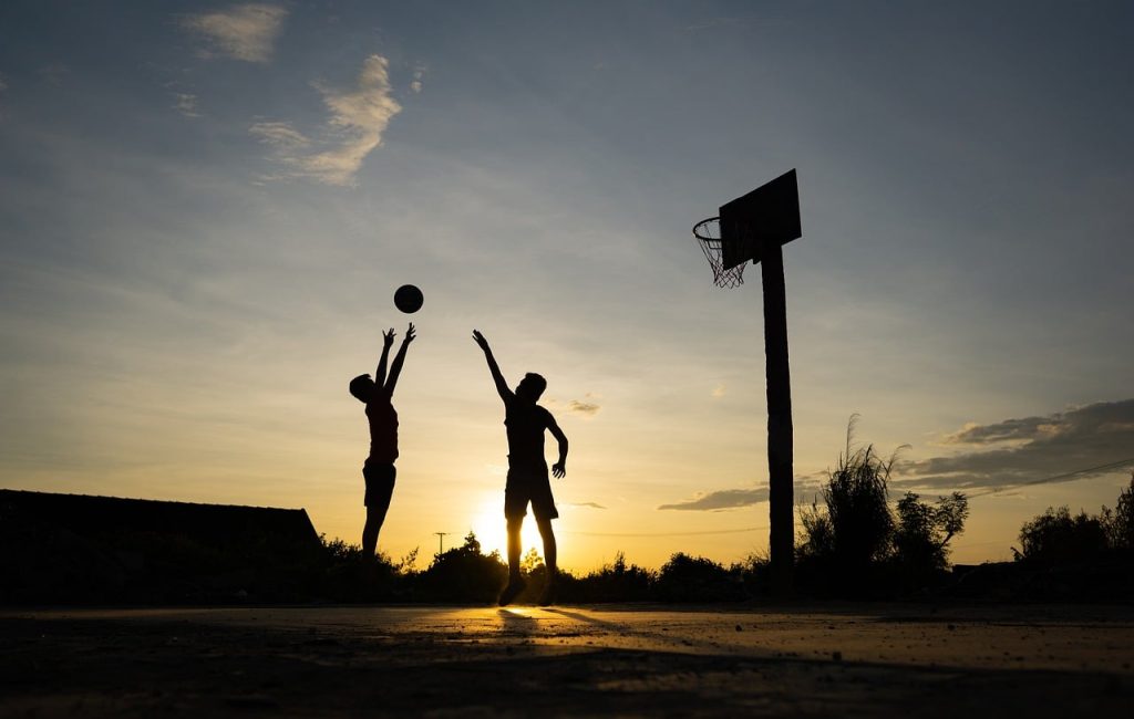 ball, sport, beach, player, game, summer, people, man, sun, fun, fitness, basketball, basket, nature, child, childhood